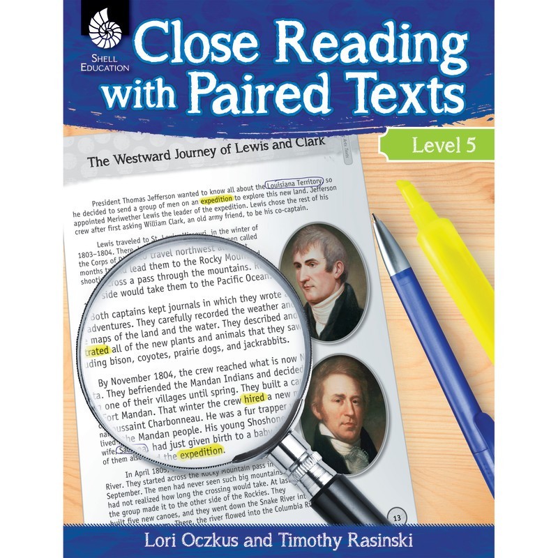 Shell Education Close Reading with Paired Texts Level 5
