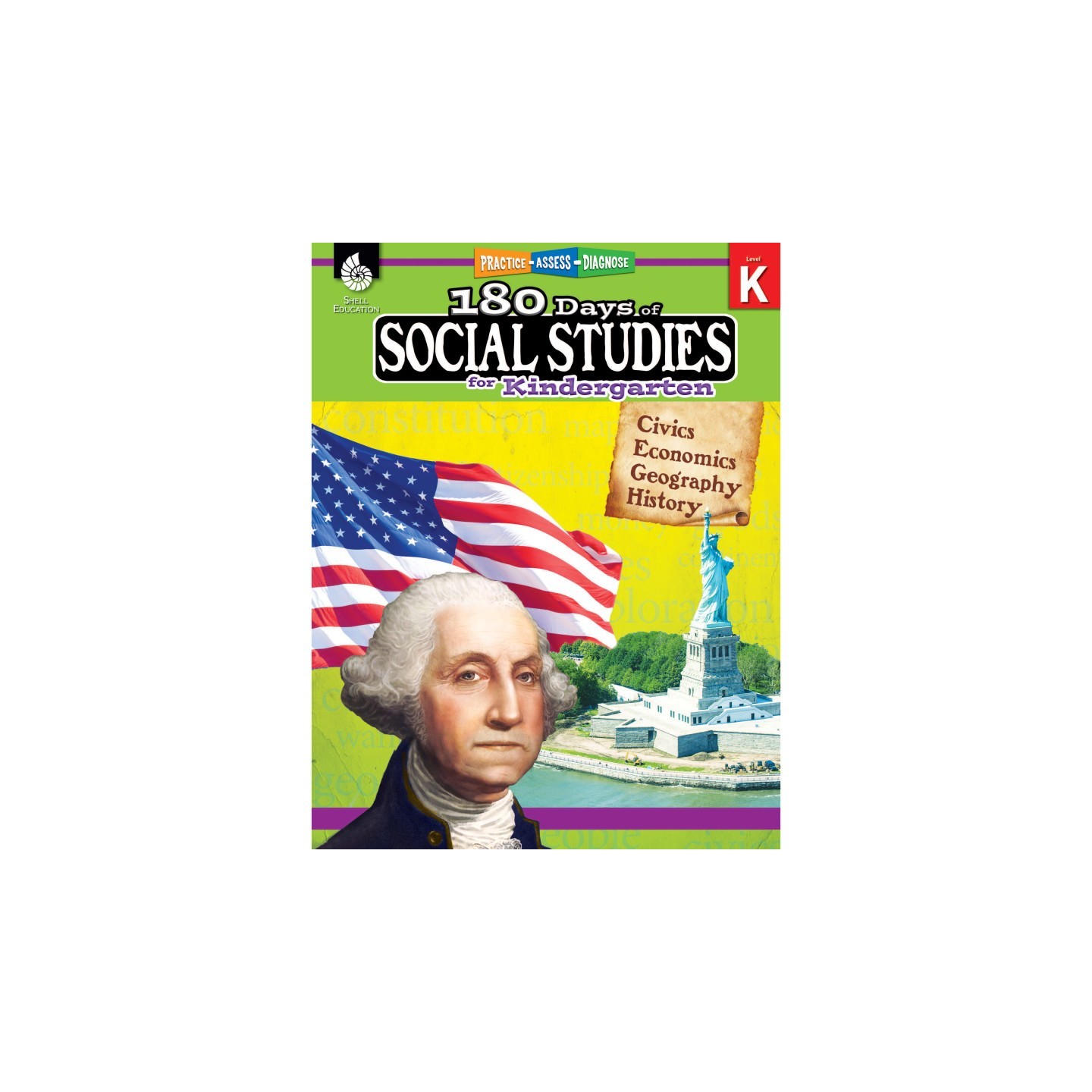 Shell Education 180 Days of Social Studies for Kindergarten