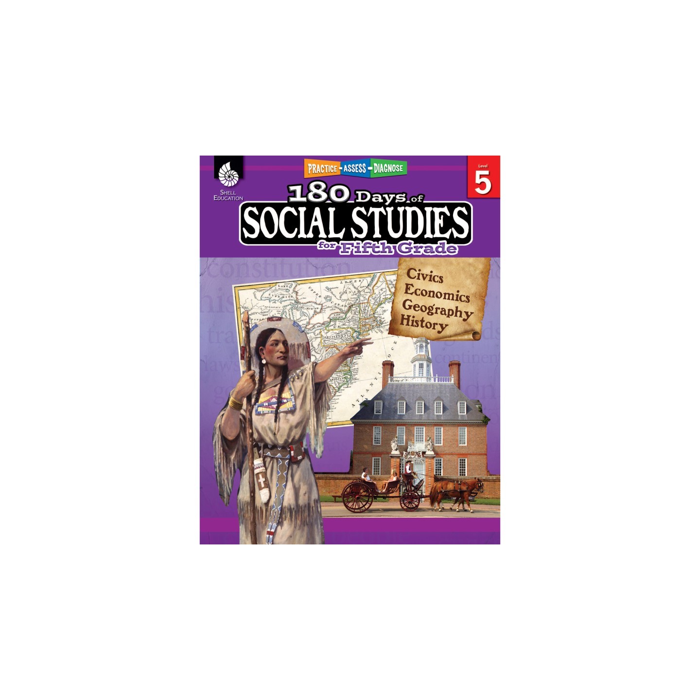 Shell Education 180 Days of Social Studies for 5th Grade