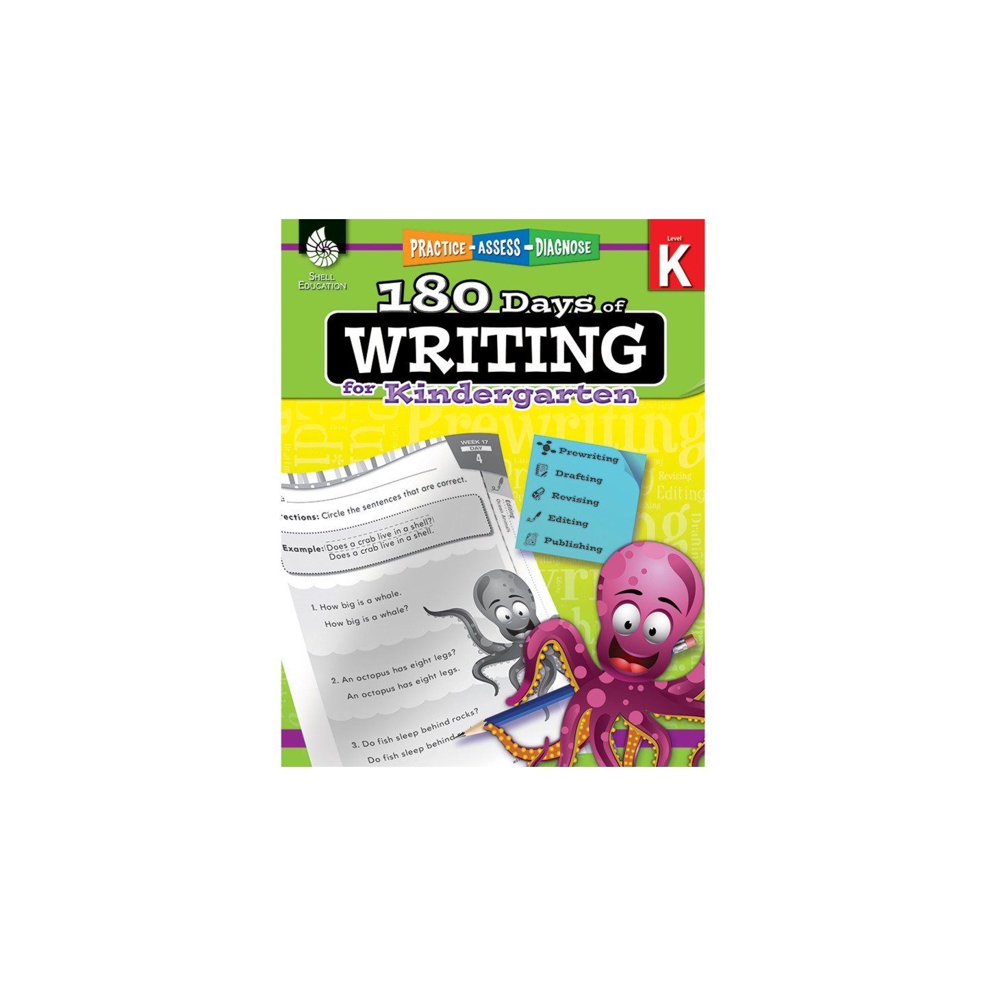 Shell Education 180 Days of Writing for Kindergarten
