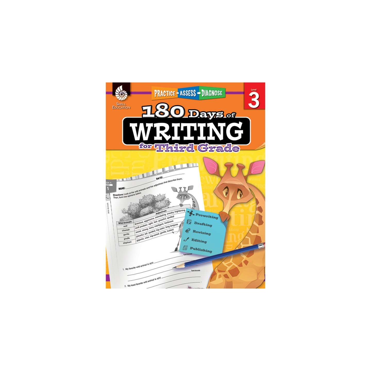 Shell Education 180 Days of Writing for Third Grade