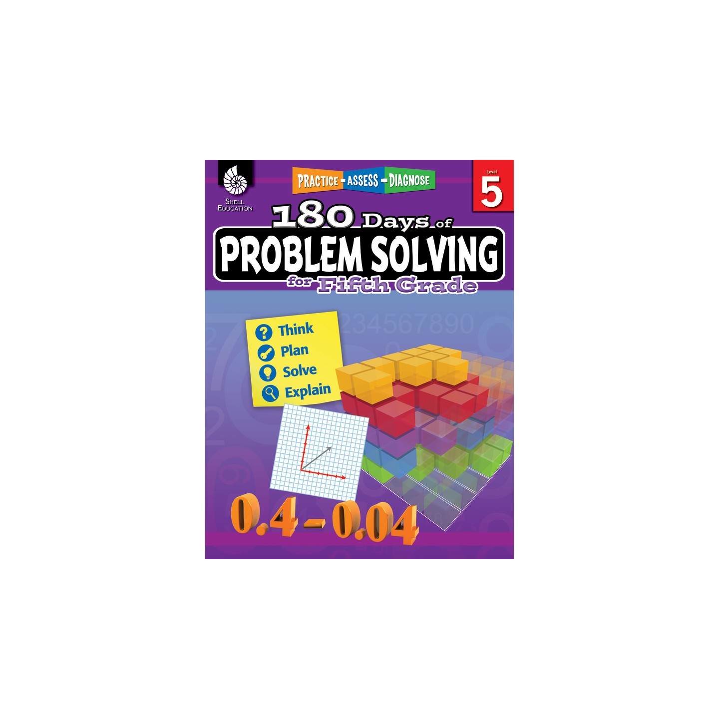Shell Education 180 Days of Problem Solving for Fifth Grade