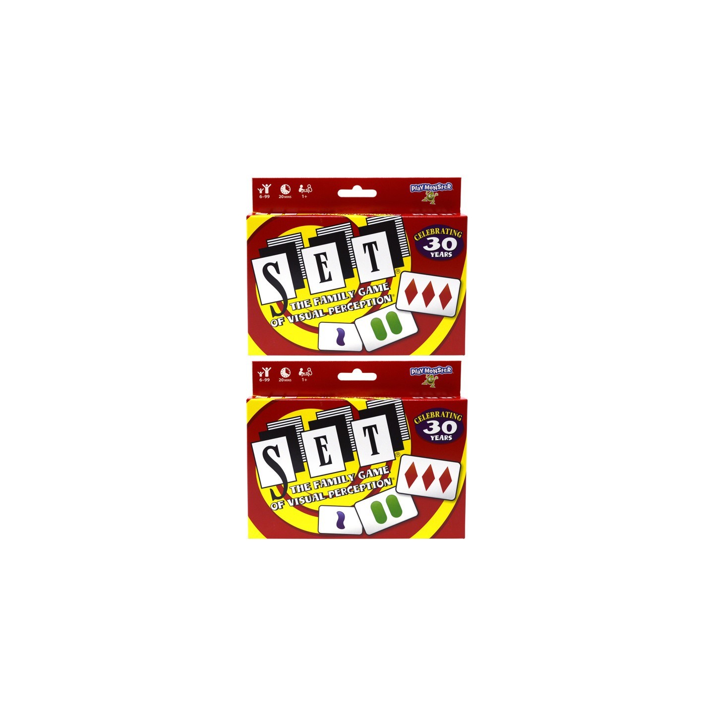 SET® Family Games SET® The Family Game of Visual Perception®, Pack of 2