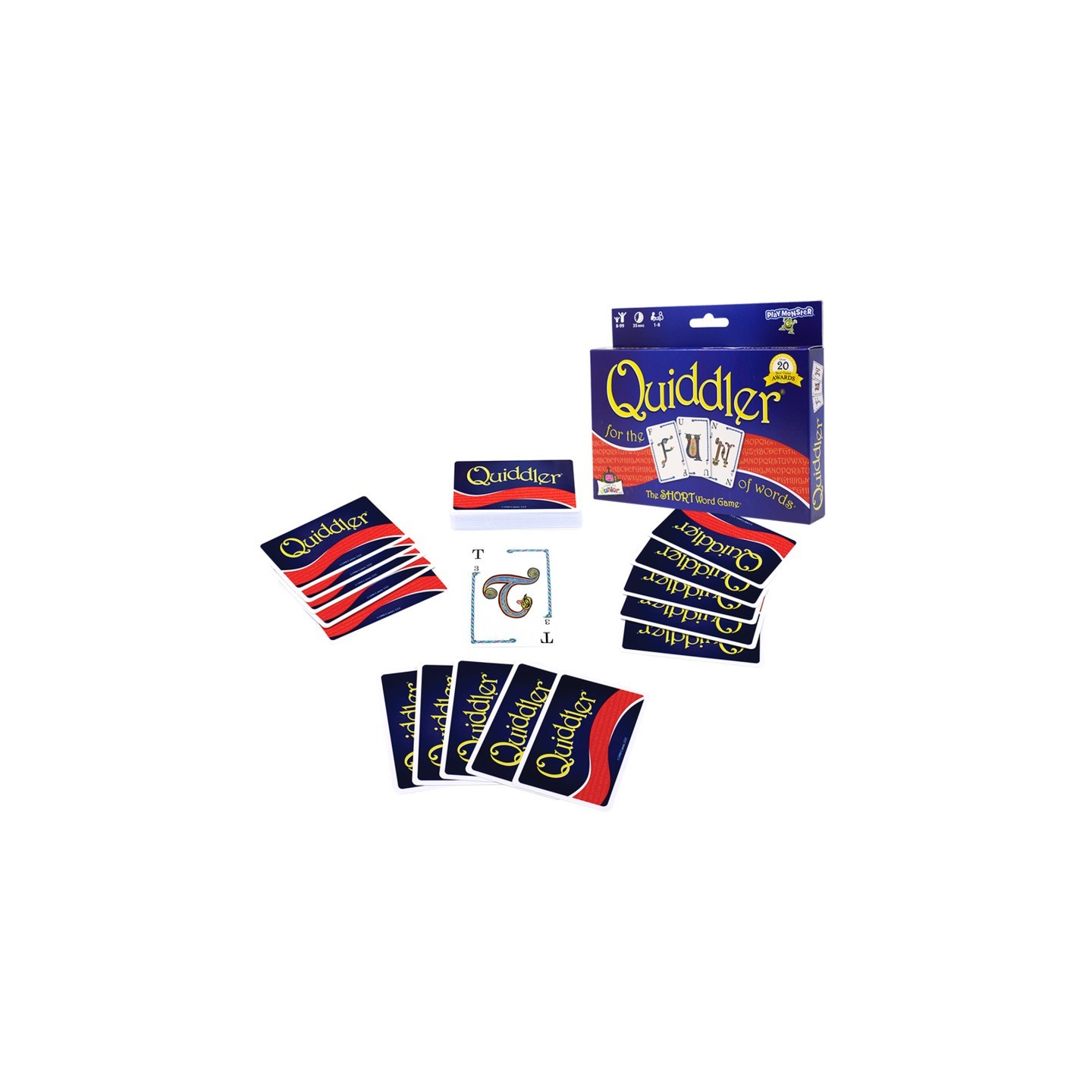 SET® Family Games Quiddler® Word Game