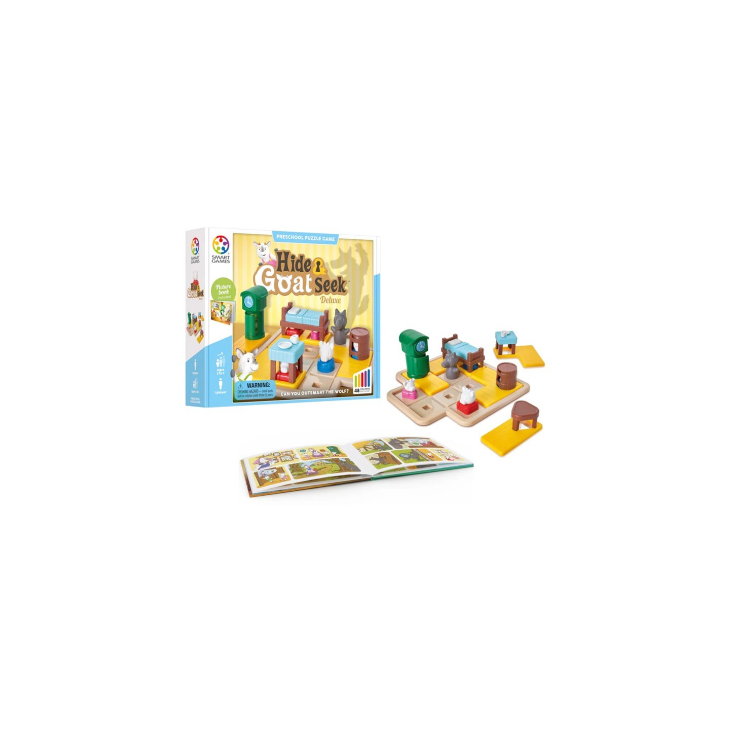 SmartGames® Hide & Goat Seek Deluxe Preschool Puzzle Game