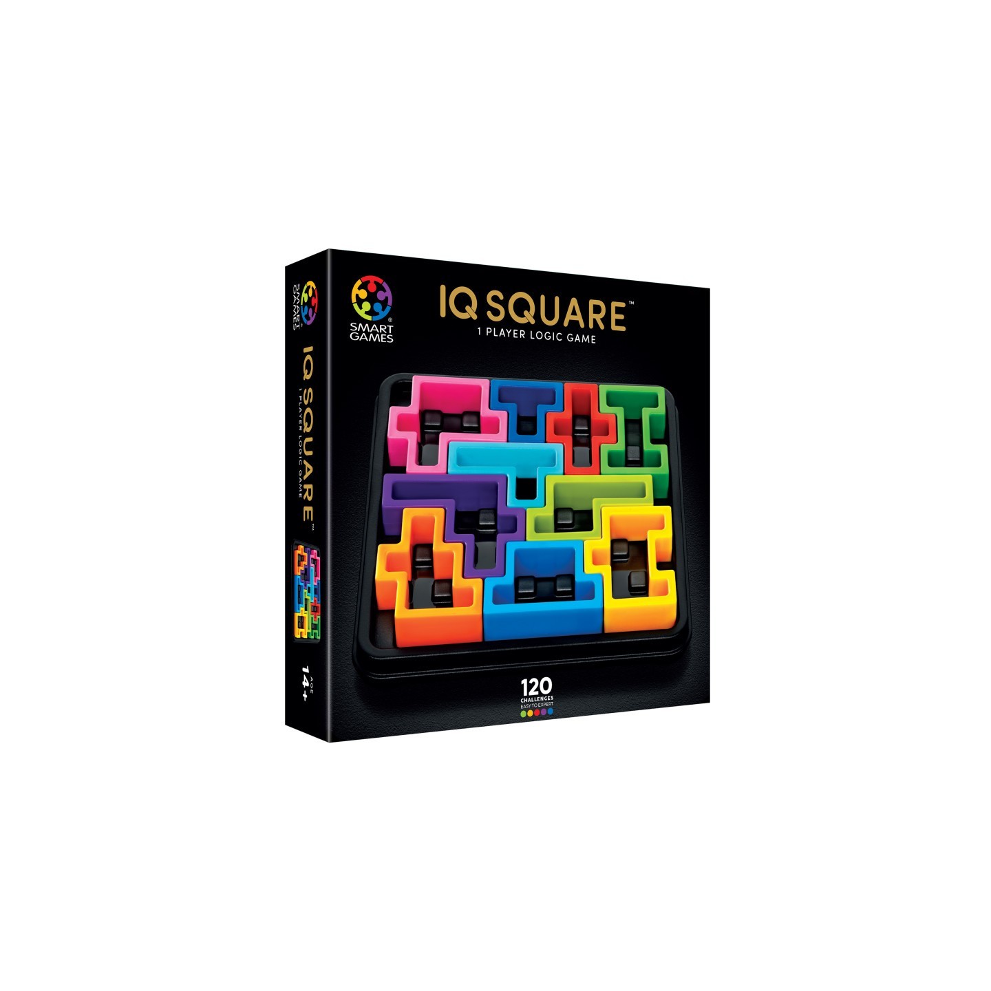 SmartGames® IQ Deluxe: Square 1 Player Logic Game