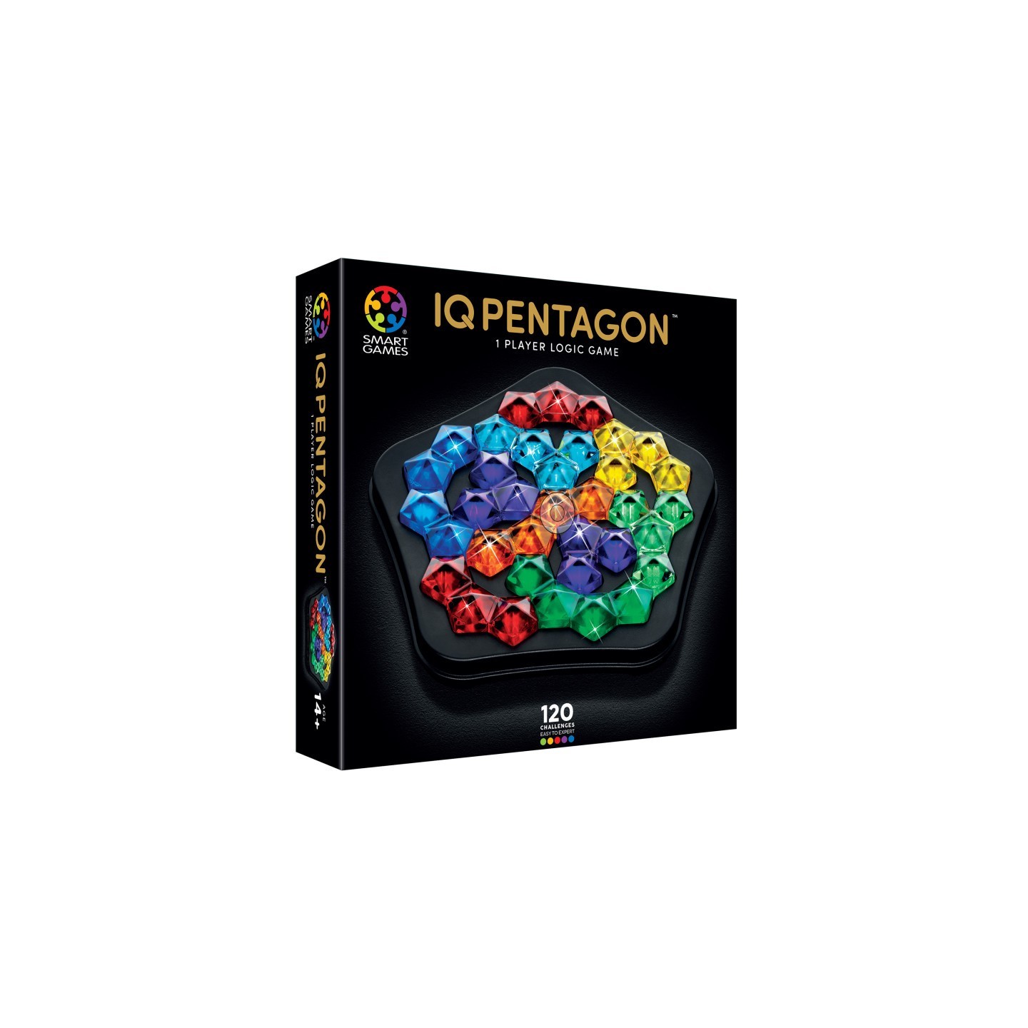 SmartGames® IQ Deluxe: Pentagon 1 Player Logic Game