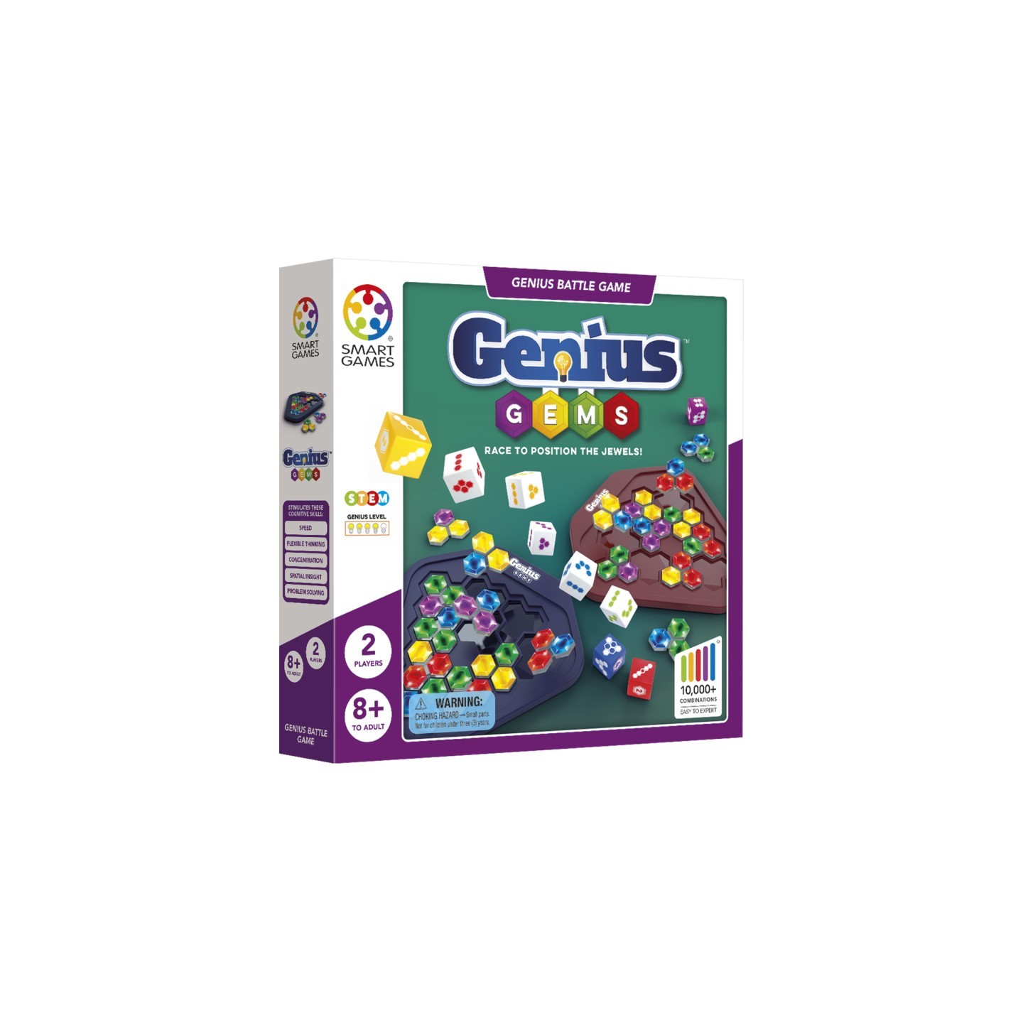 SmartGames® Genius Gems Genius Battle Game