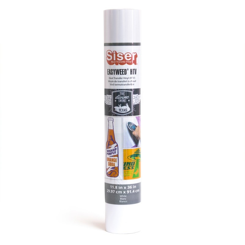 SISER Easyweed HTV Heat Transfer Vinyl, 36", White