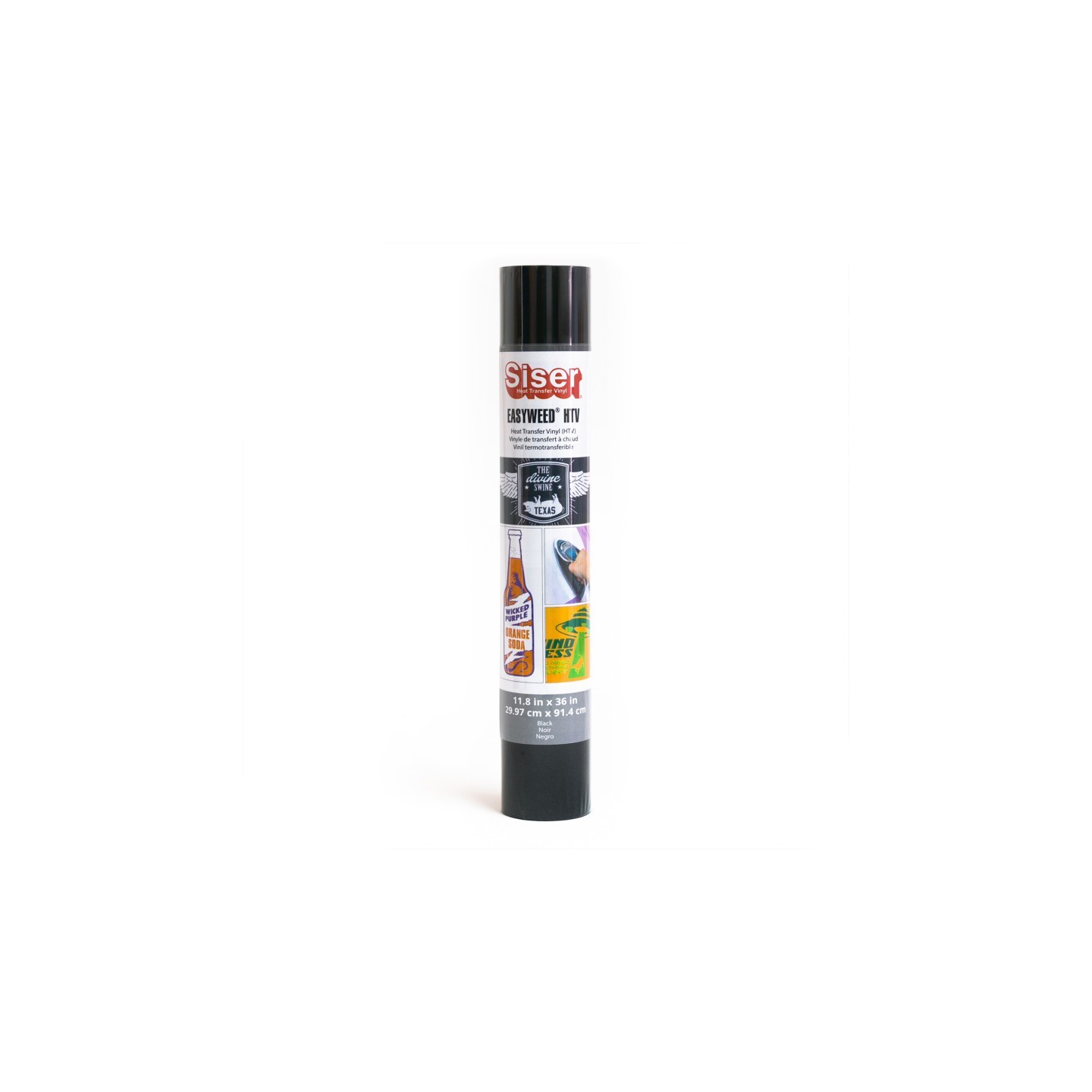 SISER Easyweed HTV Heat Transfer Vinyl, 36", Black