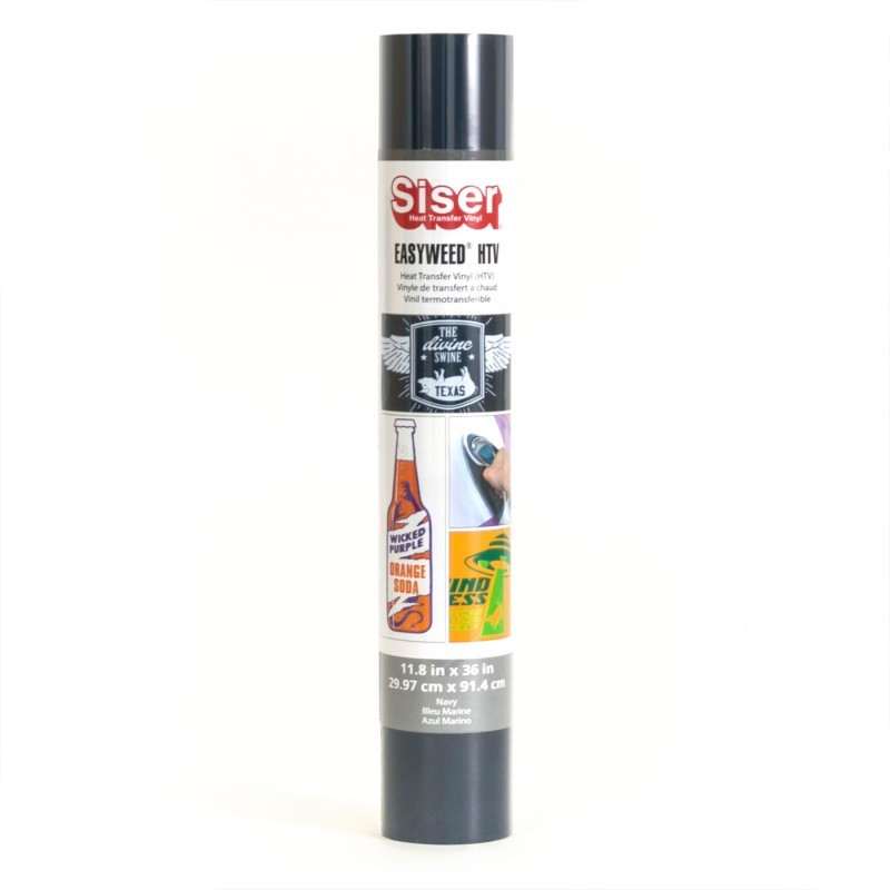 SISER Easyweed HTV Heat Transfer Vinyl, 36", Navy