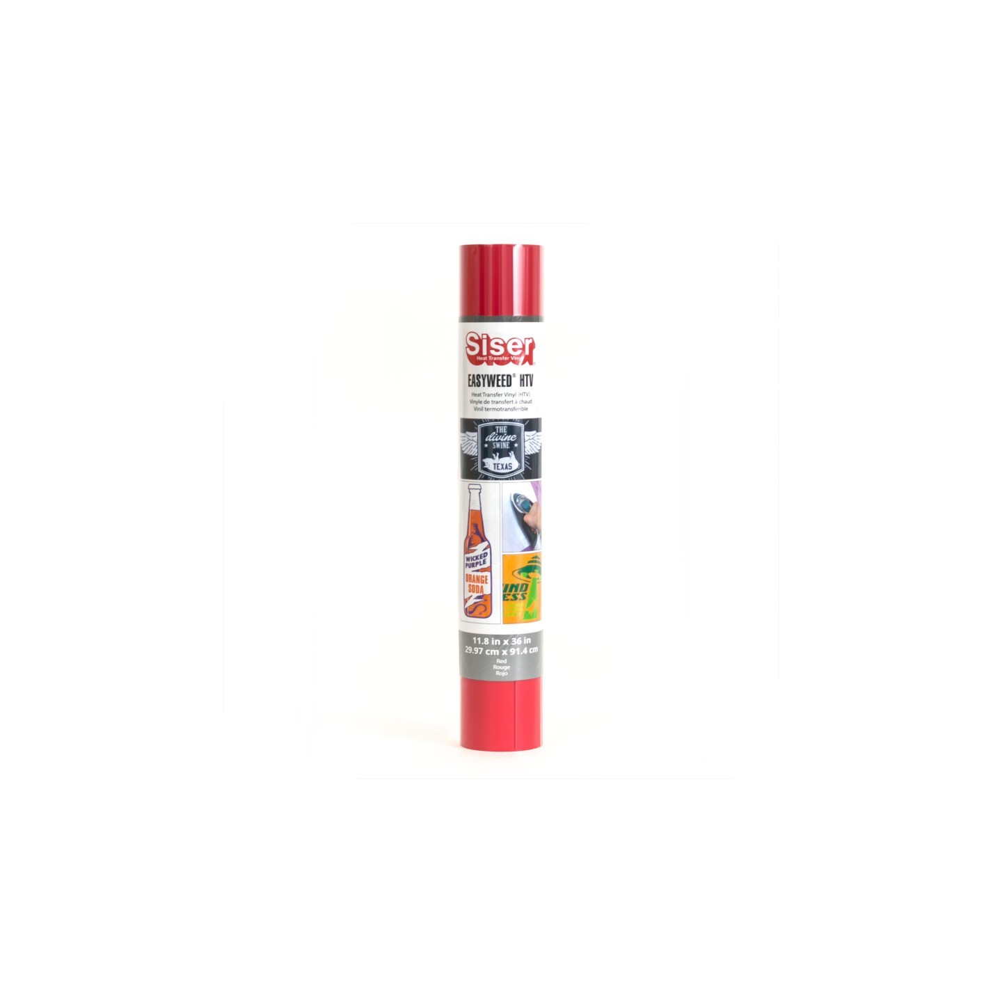 SISER Easyweed HTV Heat Transfer Vinyl, 36", Red