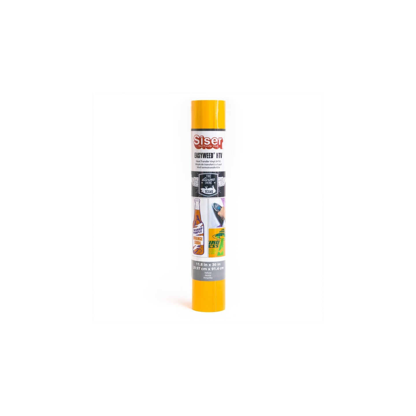 SISER Easyweed HTV Heat Transfer Vinyl, 36", Yellow