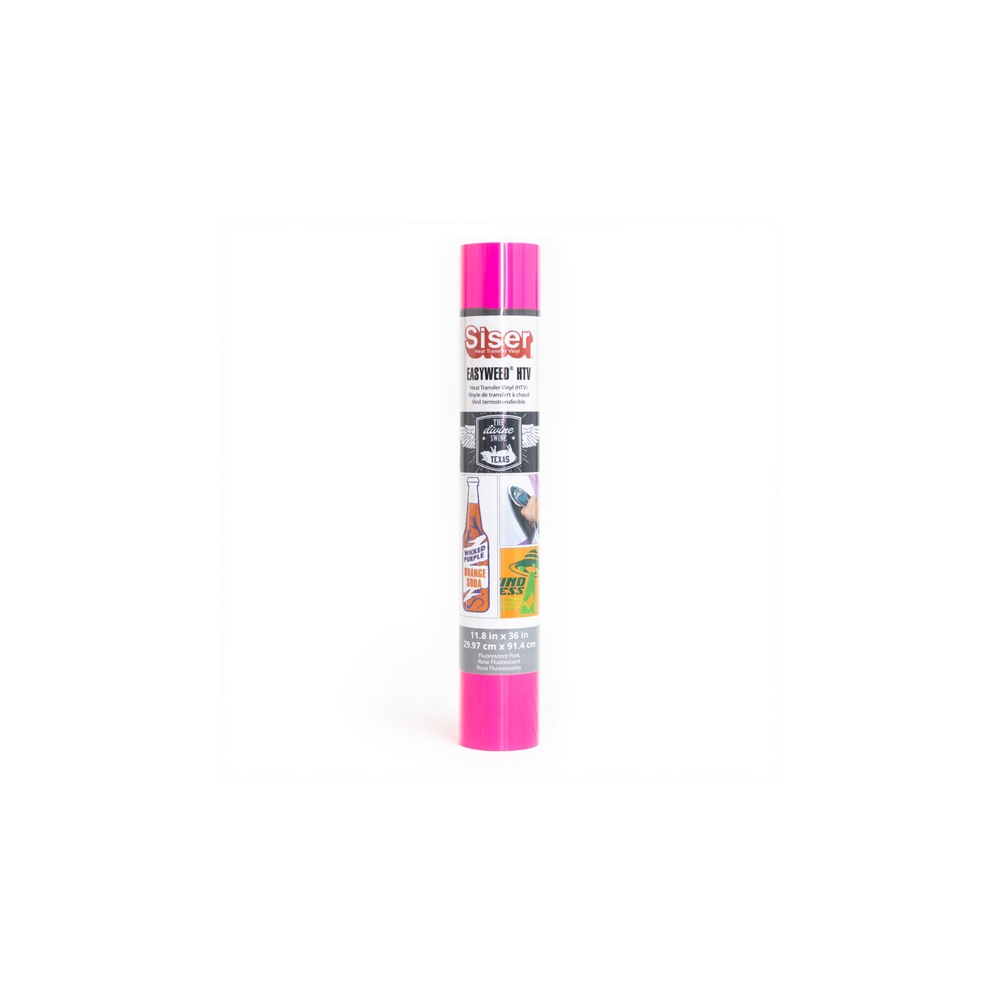 SISER Easyweed HTV Heat Transfer Vinyl, 36", Fluorescent Pink