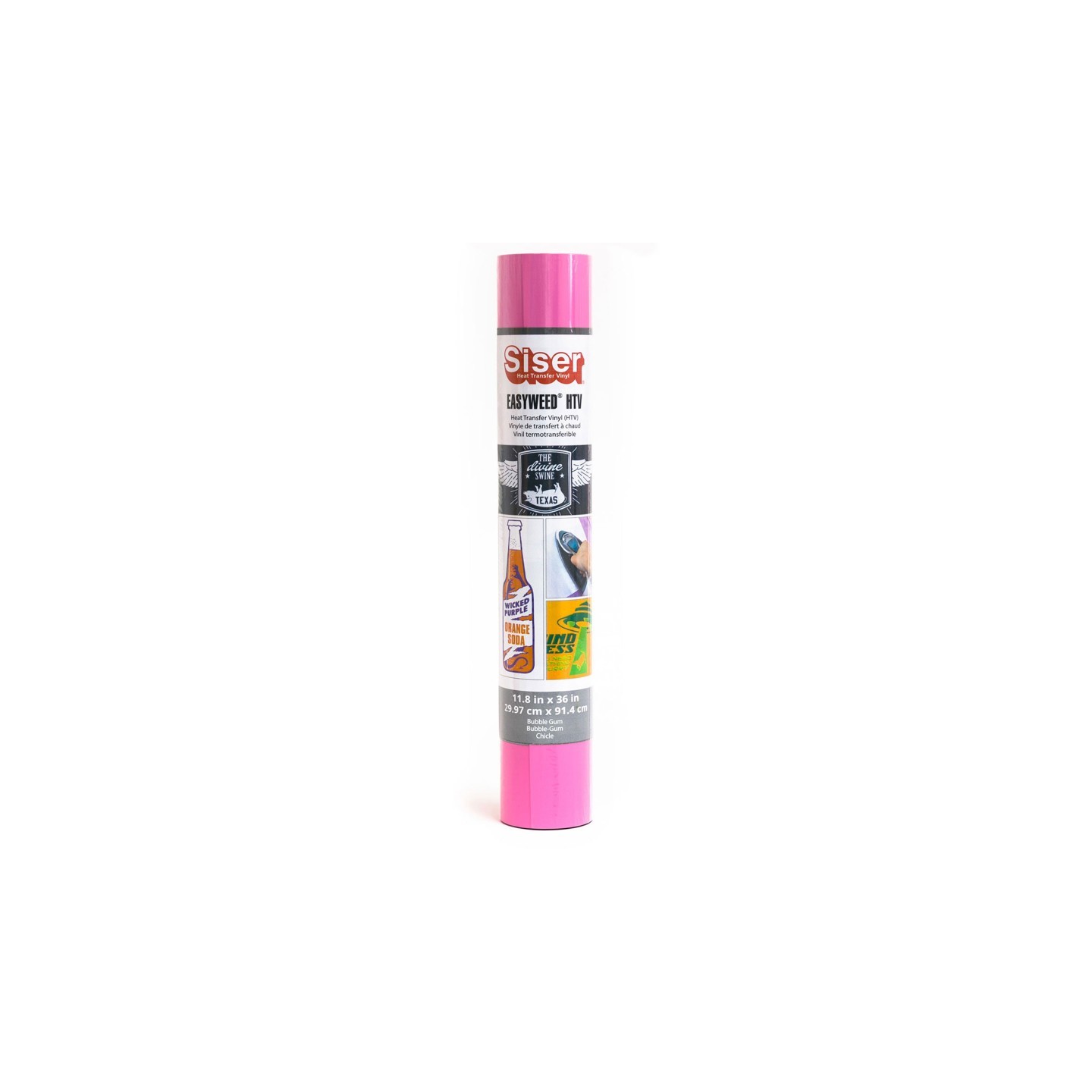 SISER Easyweed HTV Heat Transfer Vinyl, 36", Bubble Gum