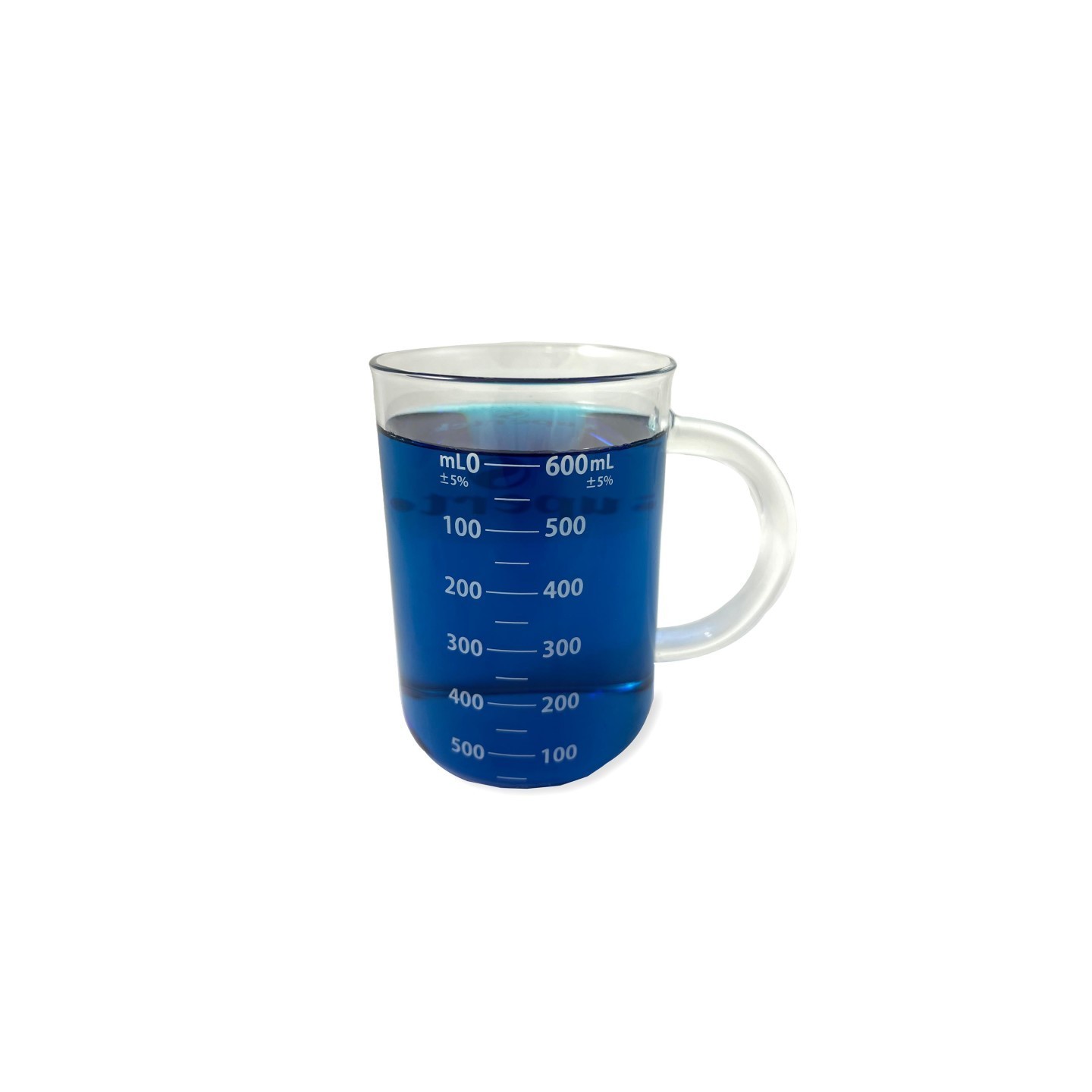 Supertek® Beaker Mug, Glass, 600ml