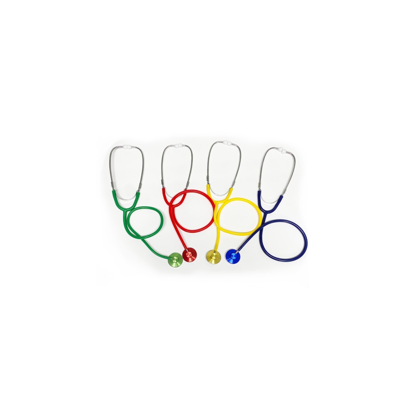 Supertek® Stethoscopes, Assorted Colors, Pack of 4