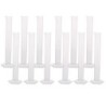 Supertek® Polypropylene Measuring Cylinder, Hexagonal Base, 100ml, Pack of 12