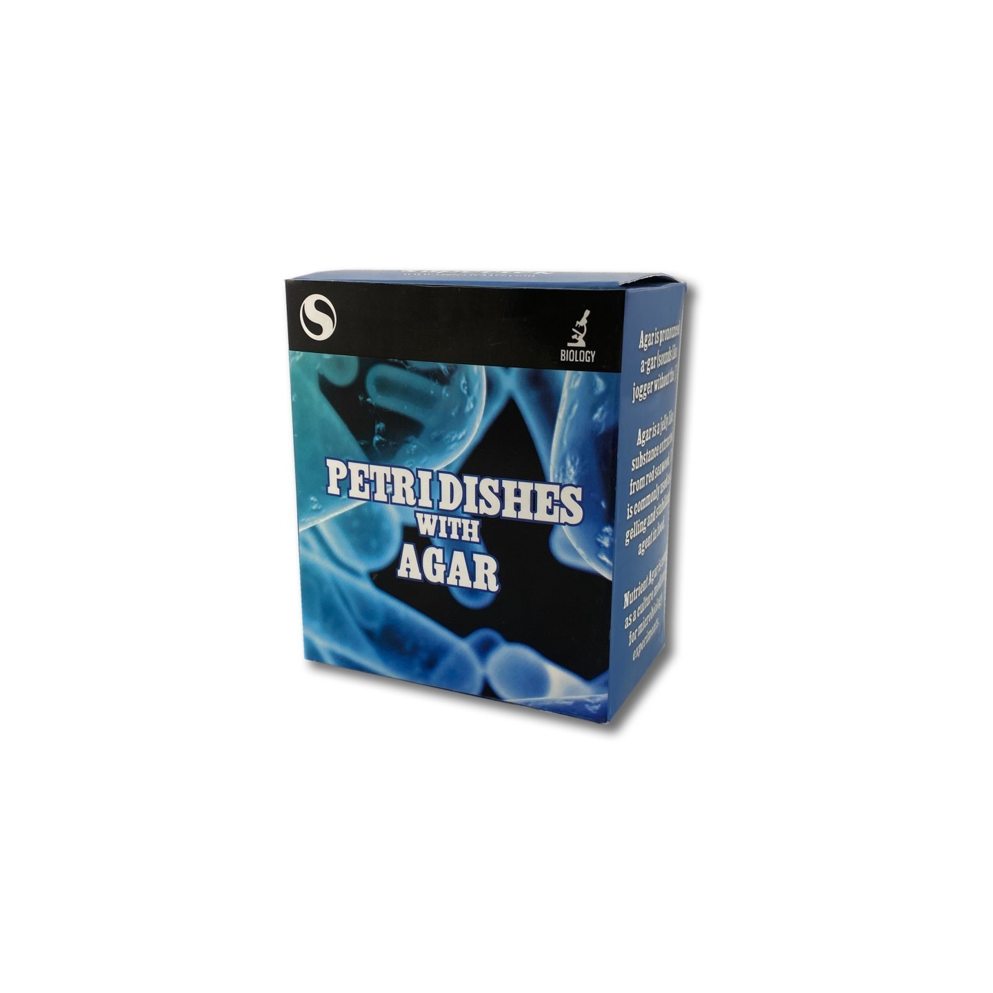 Supertek® Plastic Petri Dish with Agar, Set of 3