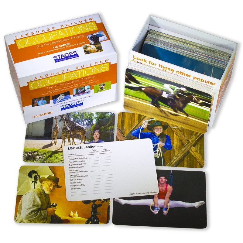 Stages Learning Materials Language Builder® Occupation Card Set, Pack of 115