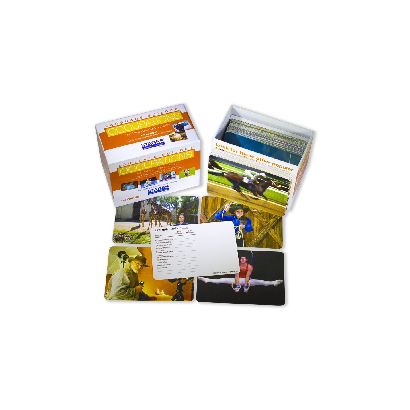 Stages Learning Materials Language Builder® Occupation Card Set, Pack of 115