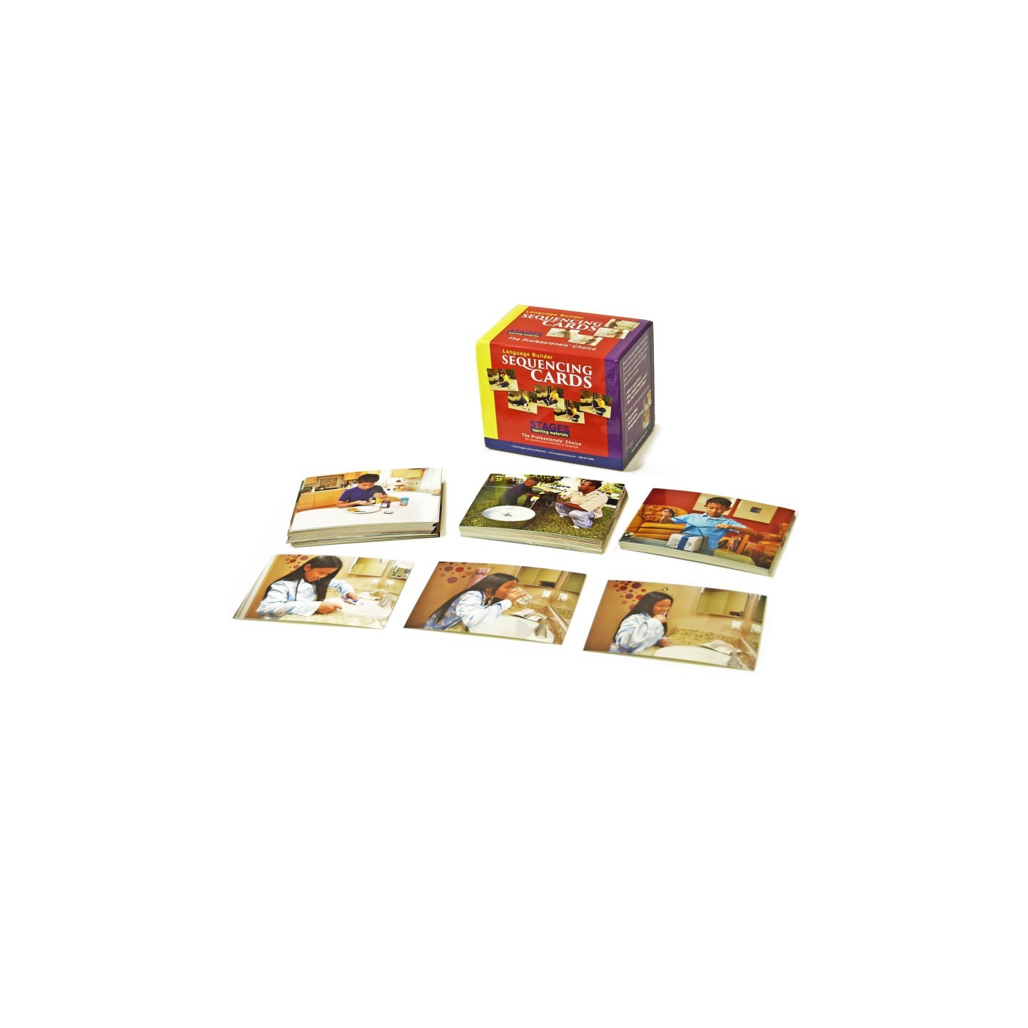 Stages Learning Materials Language Builder® Picture Cards, Sequencing Cards