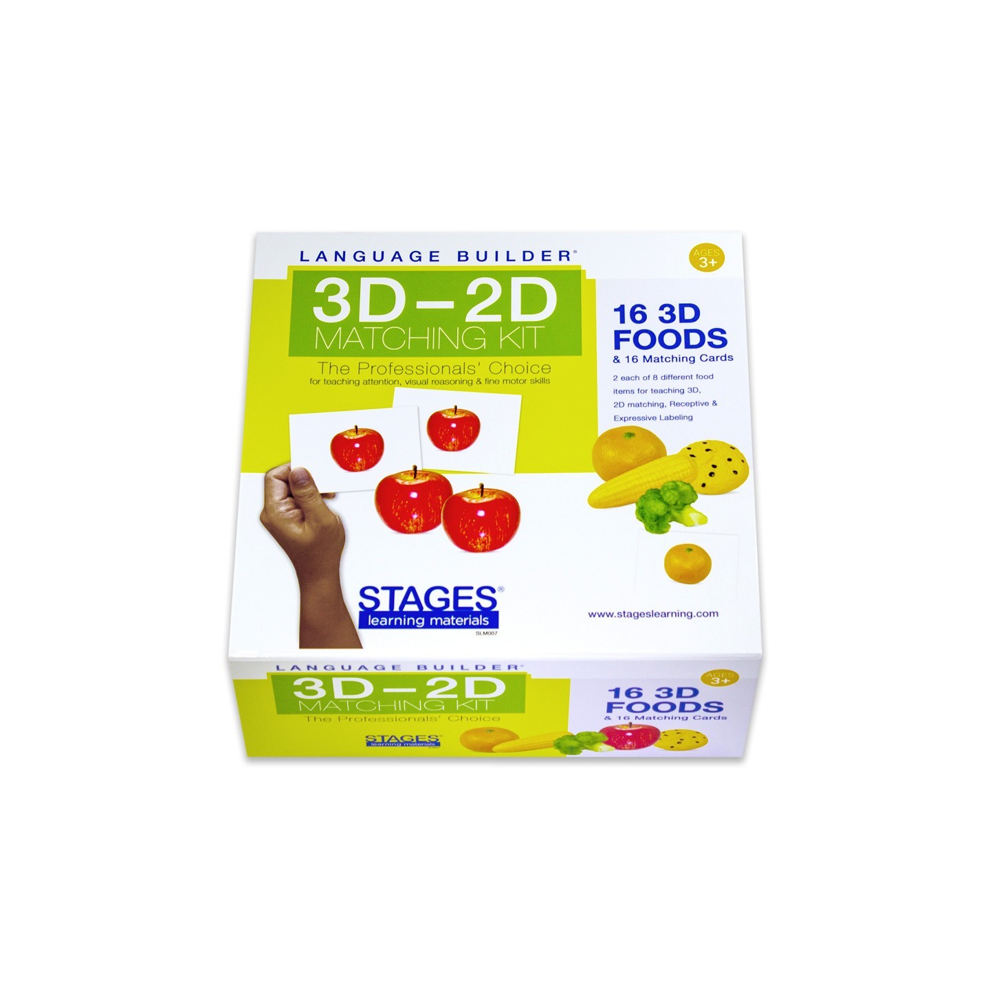 Stages Learning Materials Language Builder® 3D-2D Matching Kit, Foods