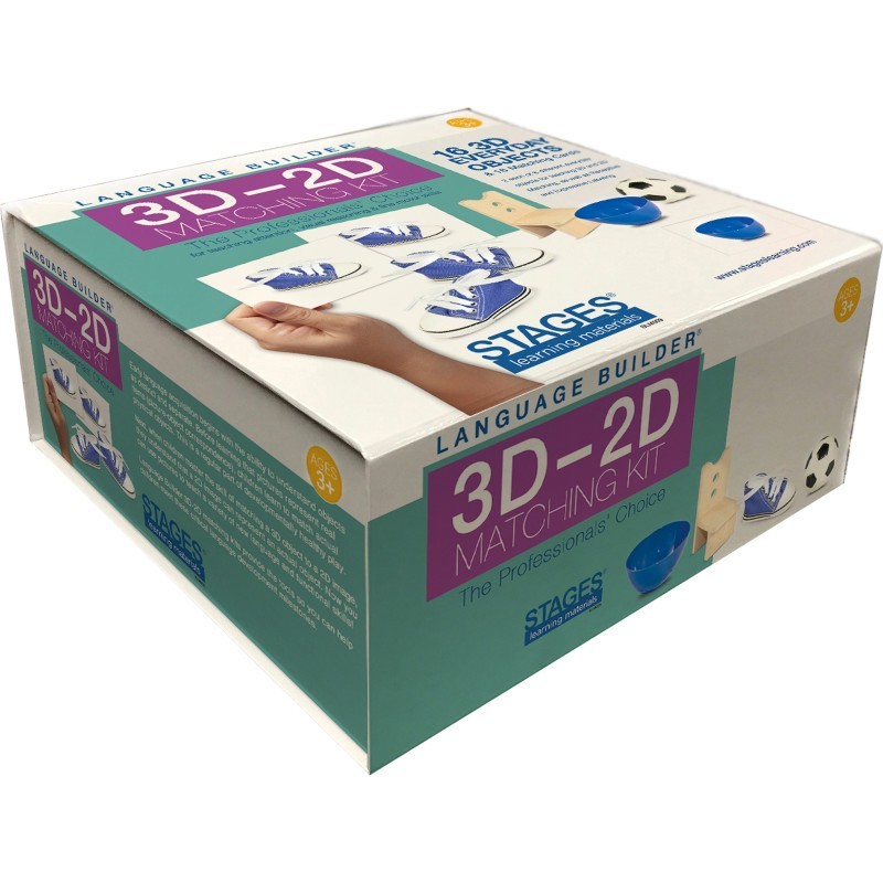 Stages Learning Materials Language Builder® 3D-2D Matching Kit, Everyday Objects