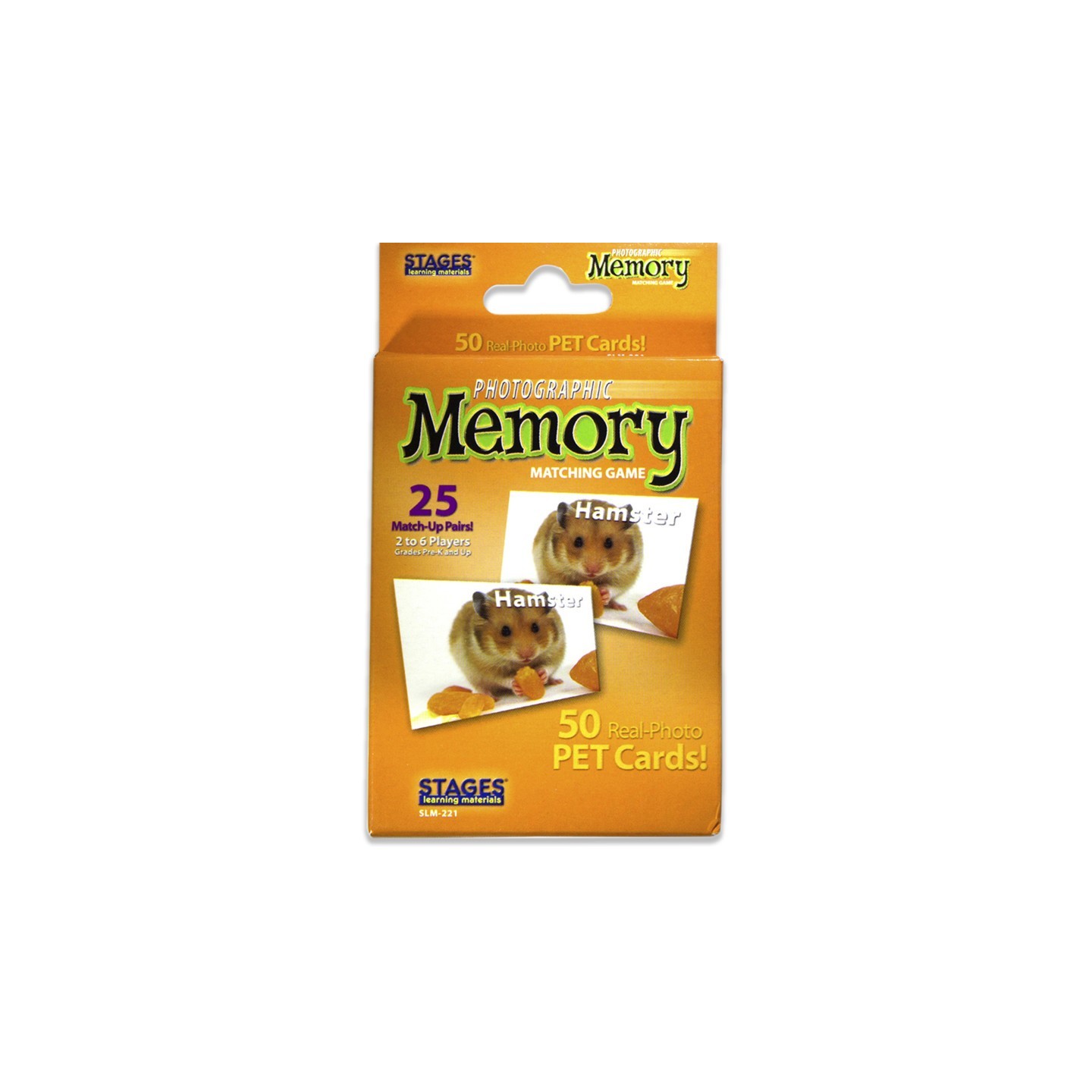 Stages Learning Materials Photographic Memory Matching Game, Pets