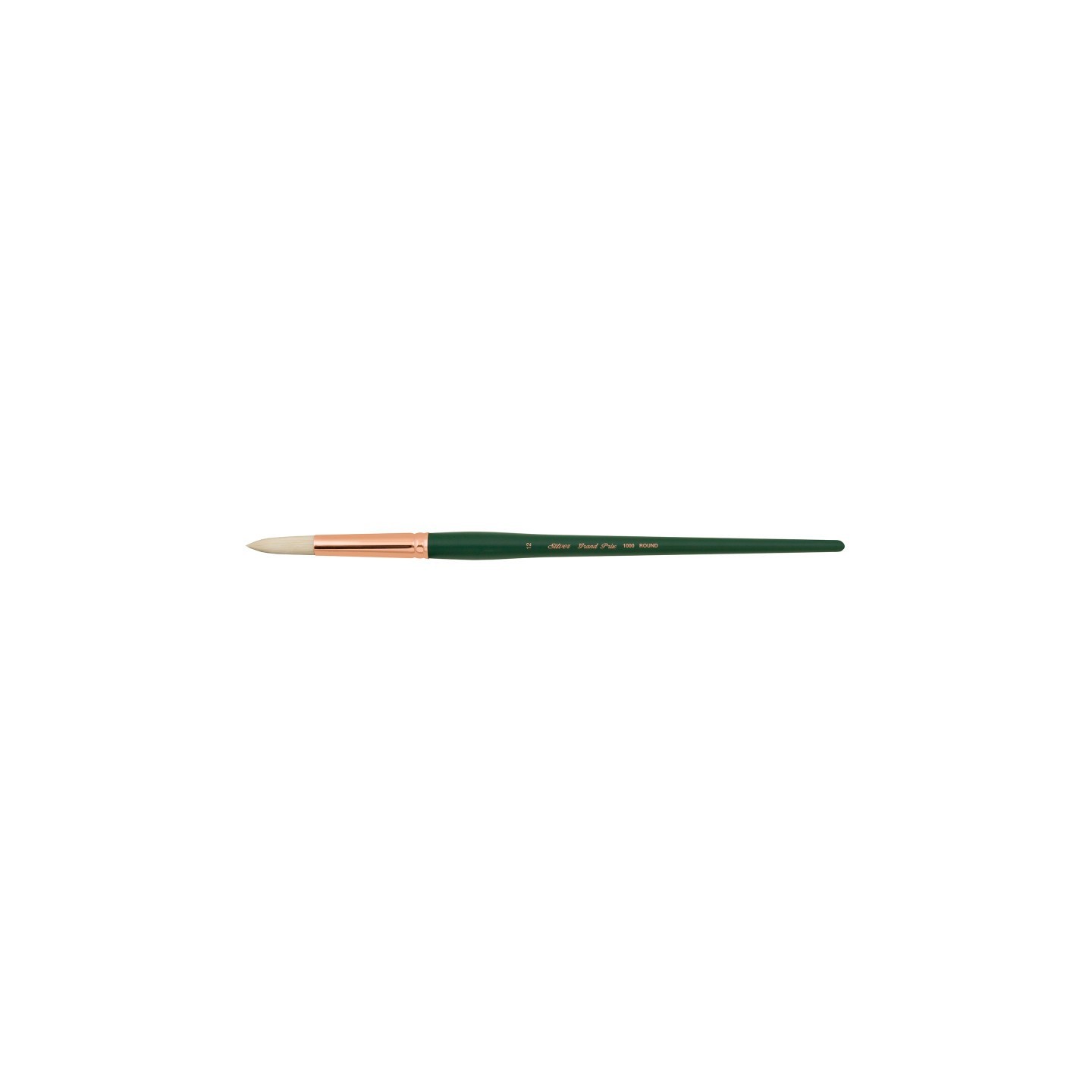 Silver Brush Grand Prix Brush, Round, Long Handle, Size 12