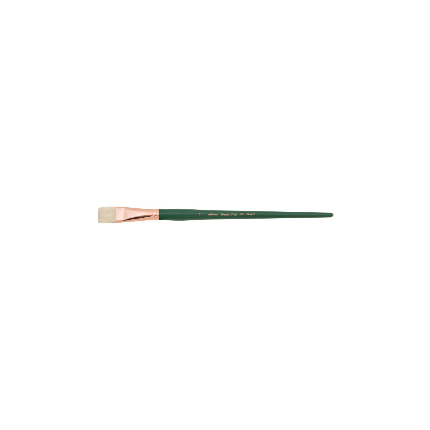 Silver Brush Grand Prix Brush, Bright, Long Handle, Size 12