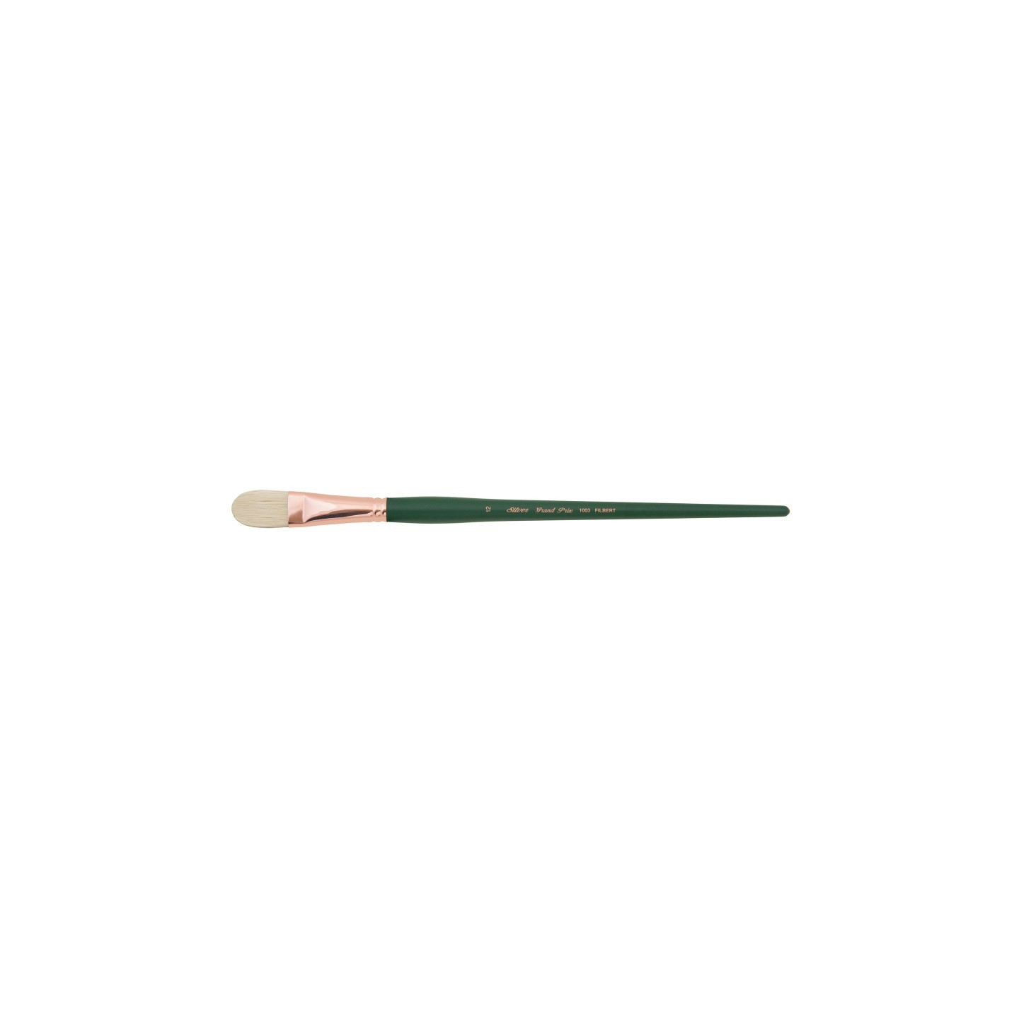 Silver Brush Grand Prix Brush, Filbert, Long Handle, Size 12