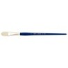 Silver Brush Bristlon Brush, Filbert, Long Handle, Size 12