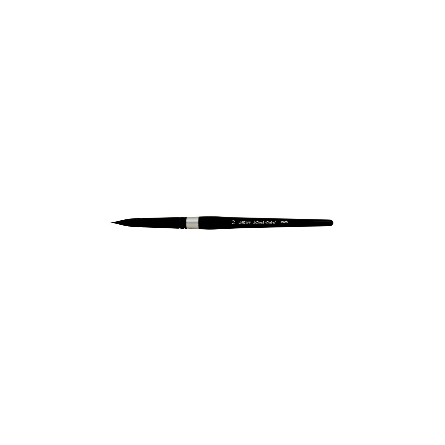 Silver Brush Black Velvet® Brush, Round, Size 16