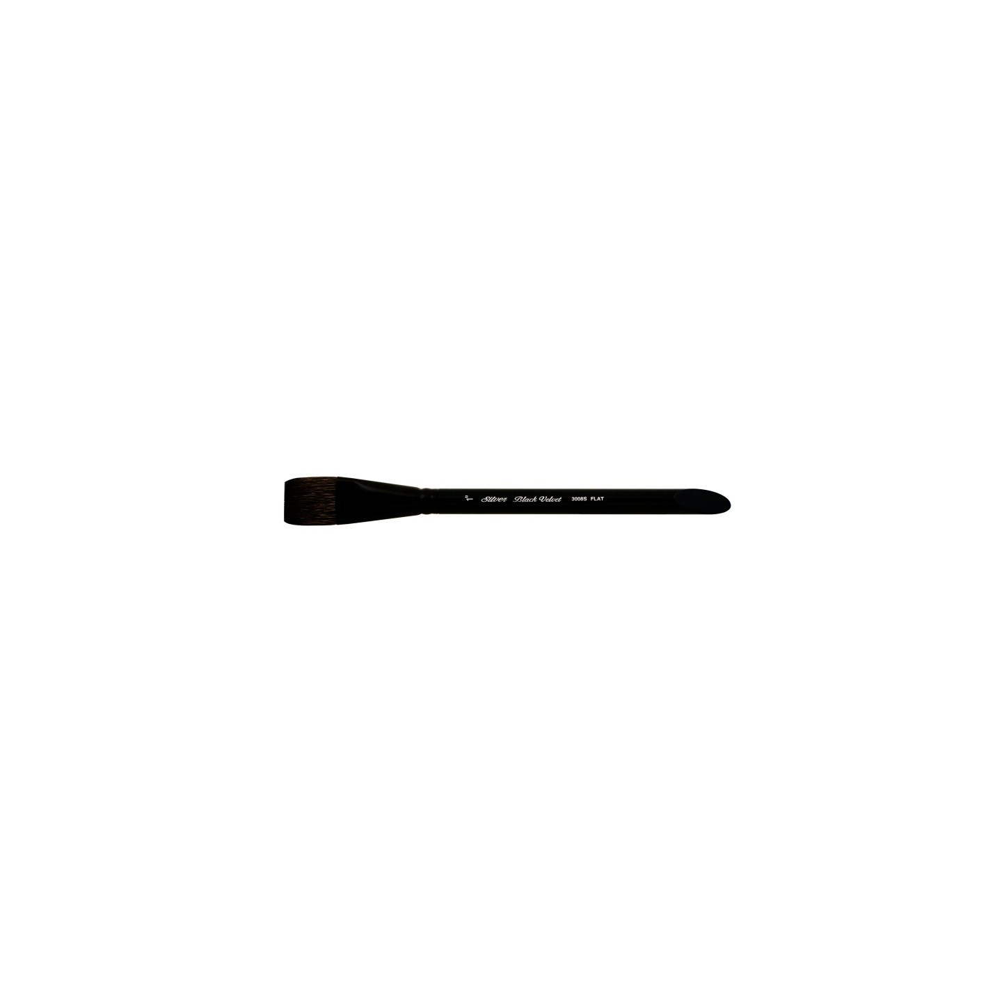Silver Brush Black Velvet® Brush, Square Wash, Size 1