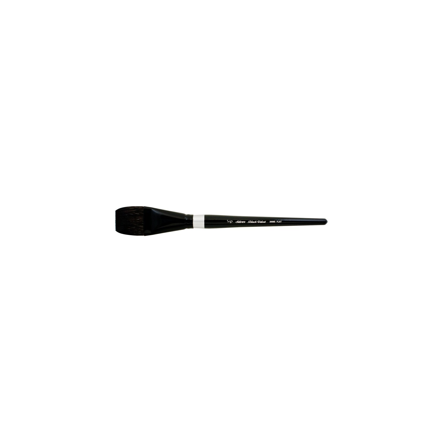 Silver Brush Black Velvet® Brush, Square Wash, Size 1-1/2