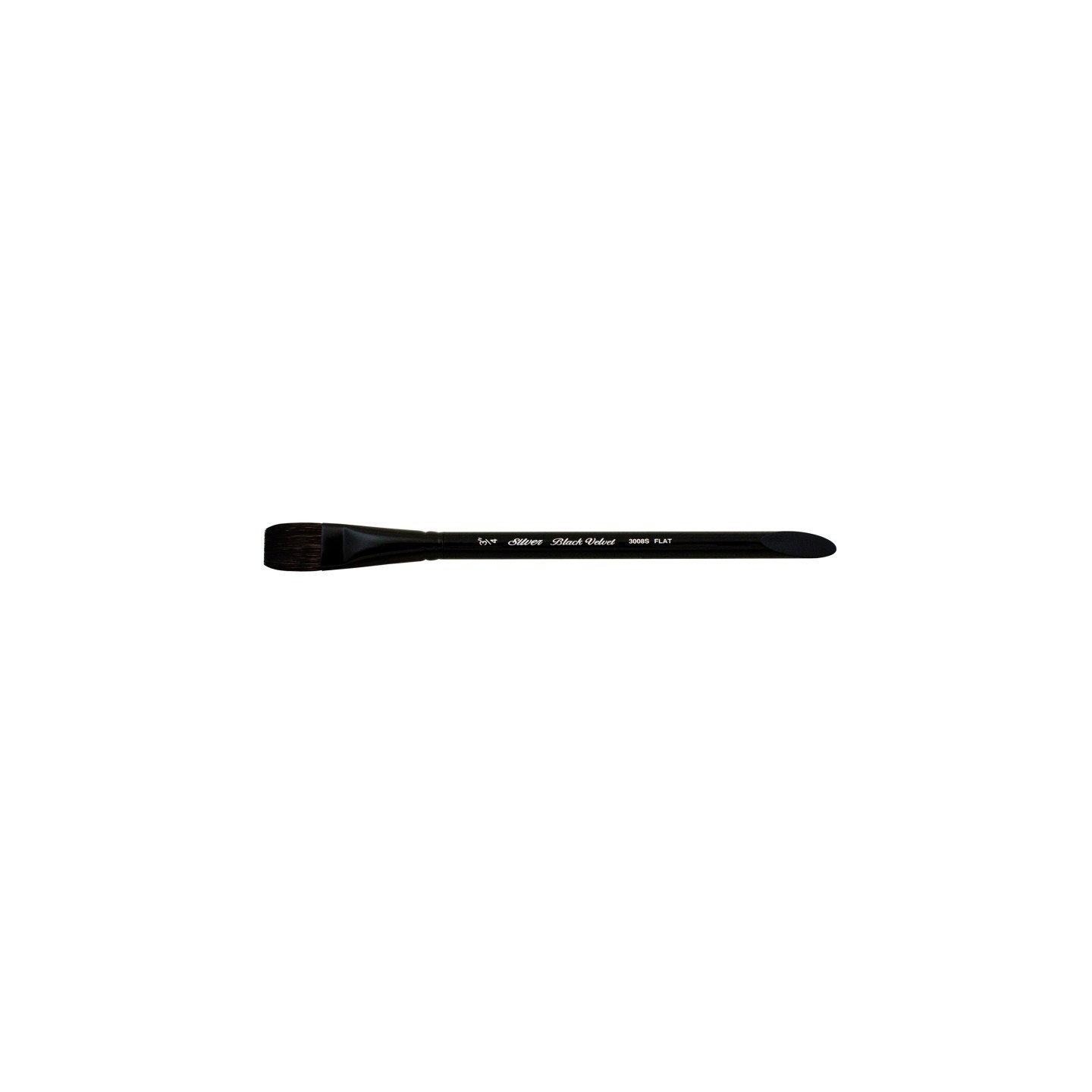 Silver Brush Black Velvet® Brush, Square Wash, Size 3/4