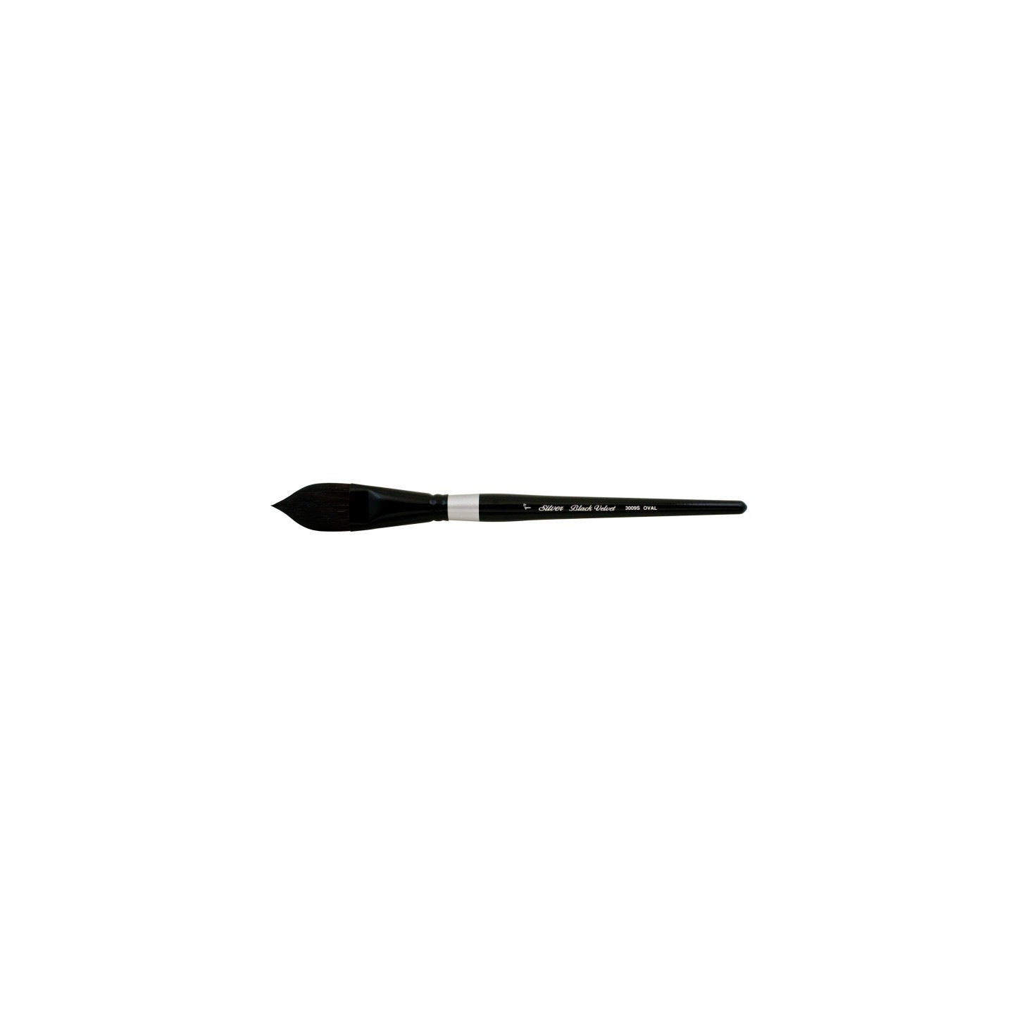 Silver Brush Black Velvet® Brush, Oval Wash, Size 1