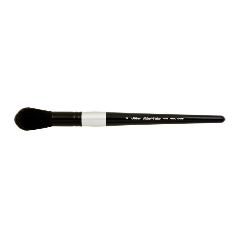 Silver Brush Black Velvet® Brush, Jumbo Round, Size L