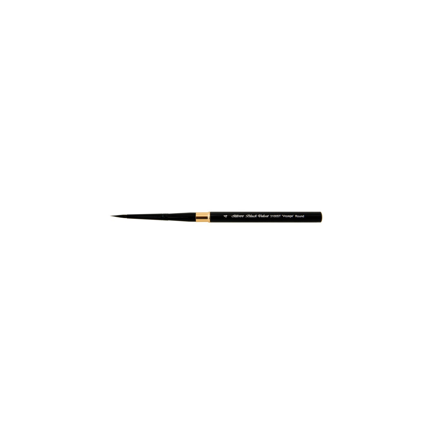 Silver Brush Black Velvet® Voyage™ Travel Round Brush, Size 4