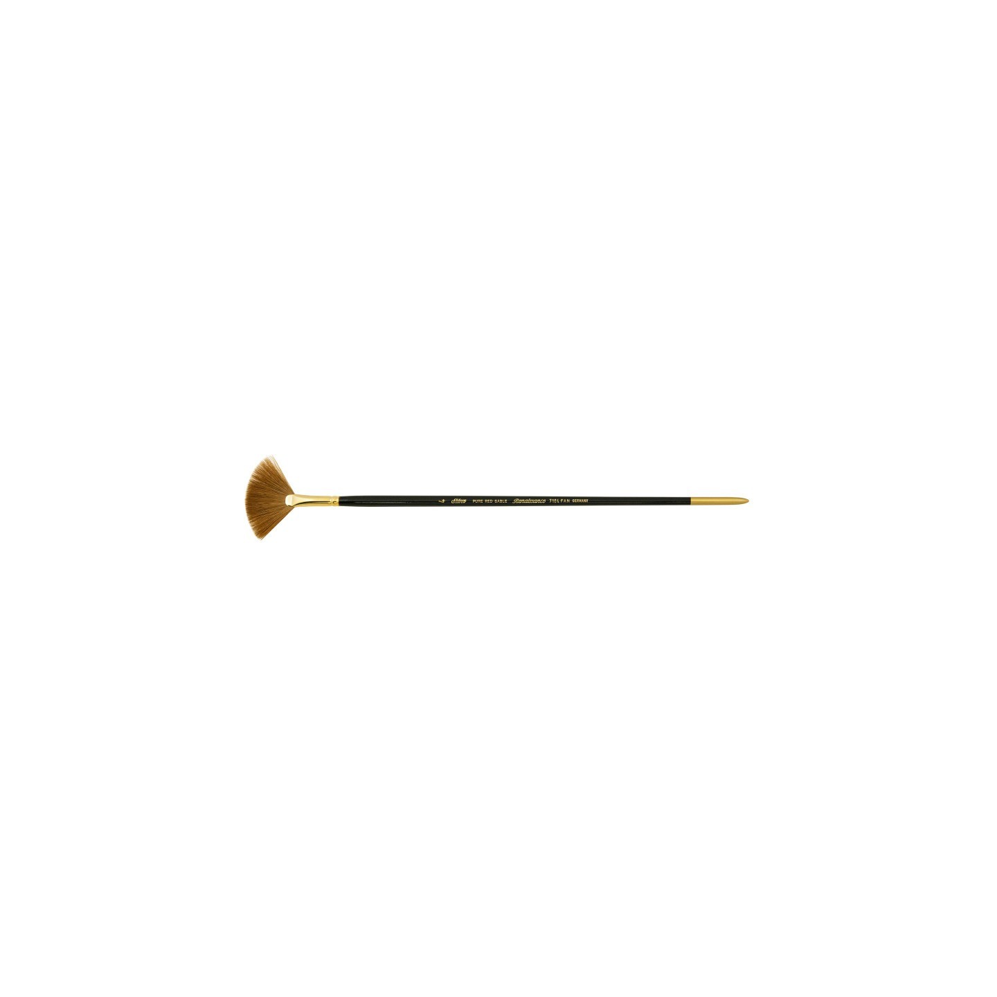 Silver Brush Renaissance® Fan Blender Brush, Long Handle, Size 4