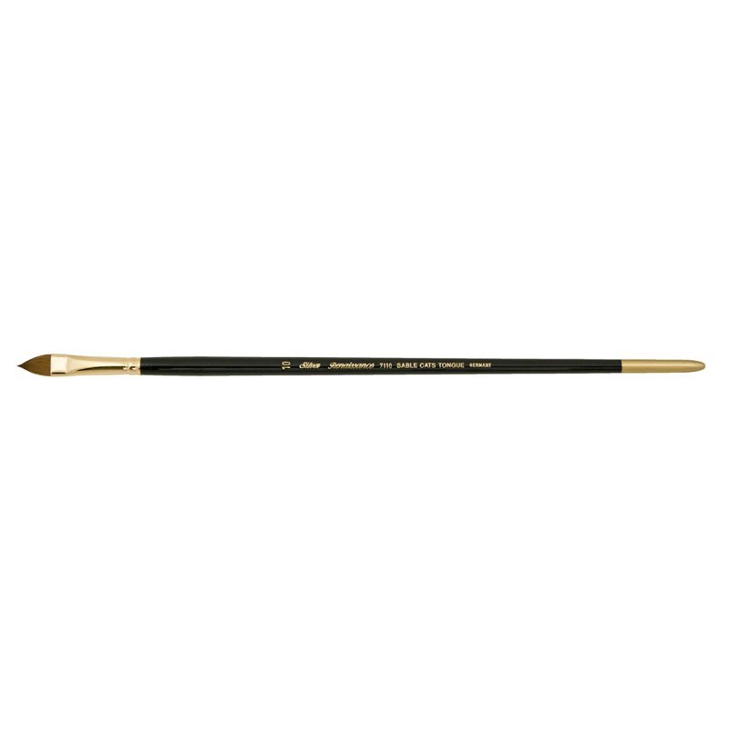 Silver Brush Renaissance® Cats Tongue Brush, Long Handle, Size 10