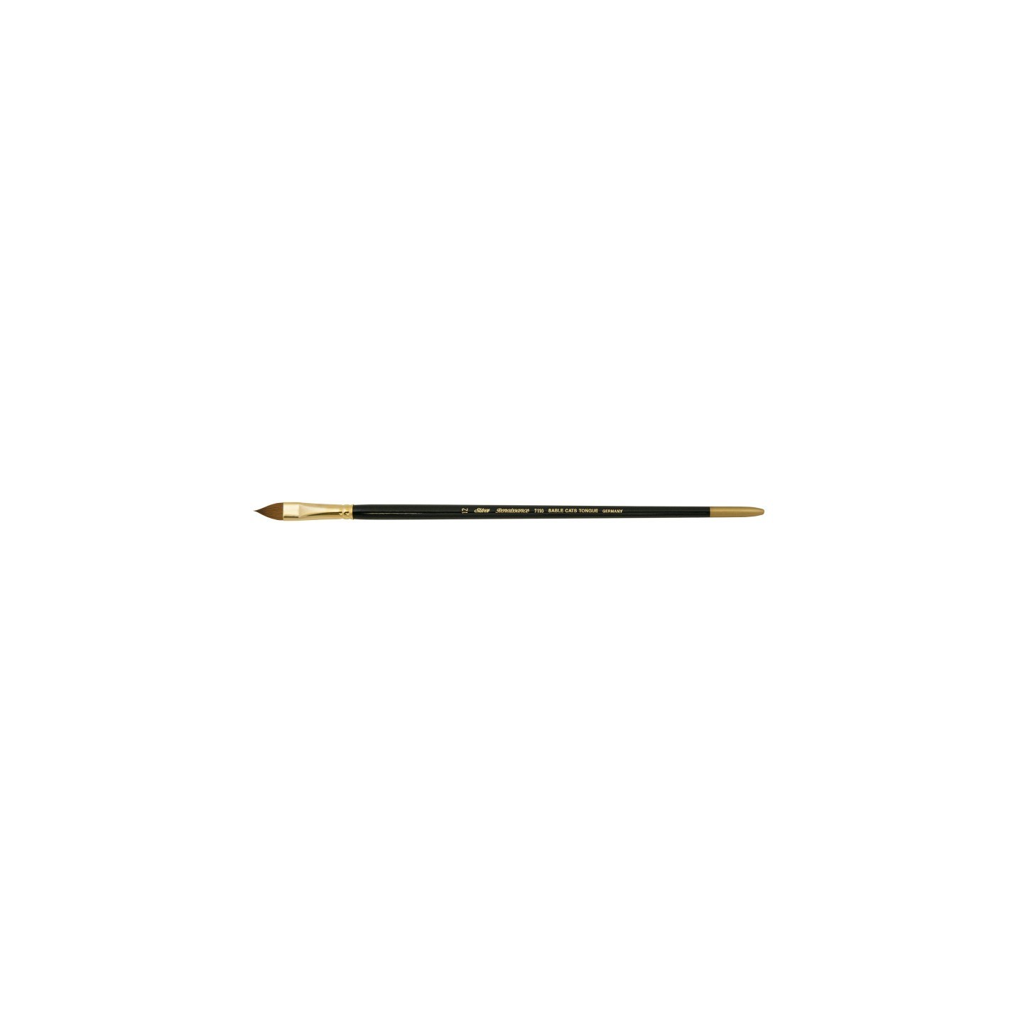 Silver Brush Renaissance® Cats Tongue Brush, Long Handle, Size 12