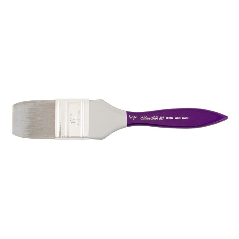 Silver Brush Silver Silk 88® Silver Synthetic Brush, Size 1-1/2