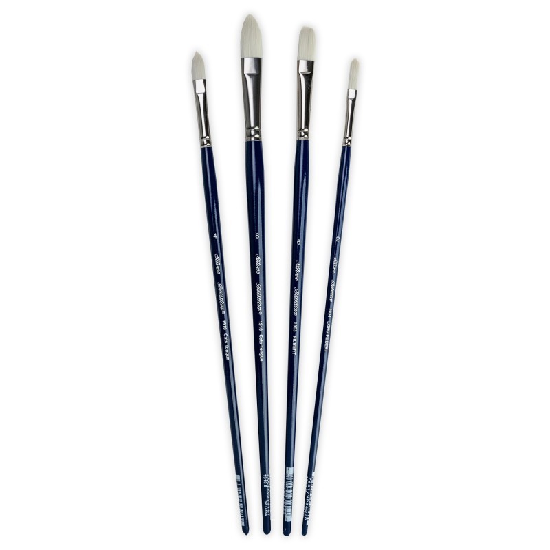Silver Brush Bristlon Cats Tongue Brush Variety, 4 Brushes