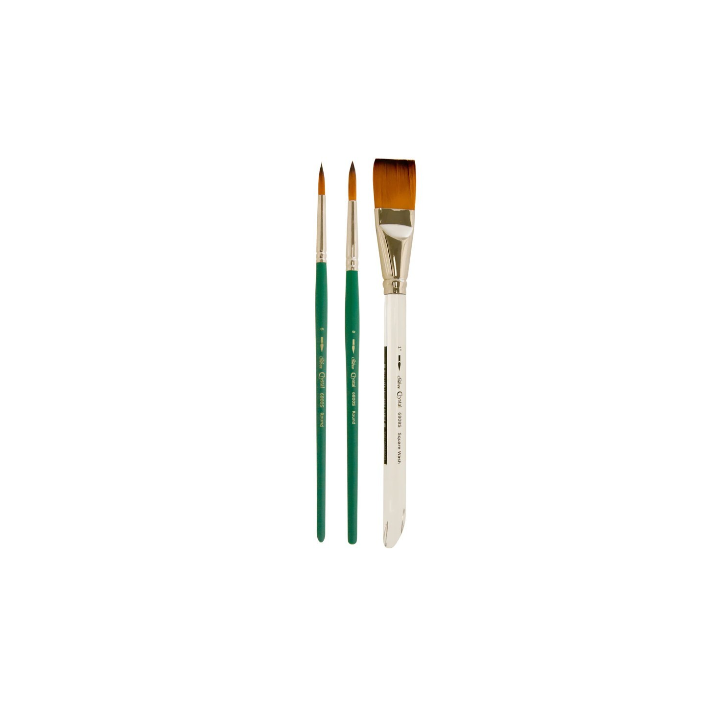 Silver Brush Crystal™ Golden Taklon Basic Watercolor Set, 3 Brushes