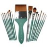 Silver Brush Crystal Must Haves Brush Set, 16 Brushes