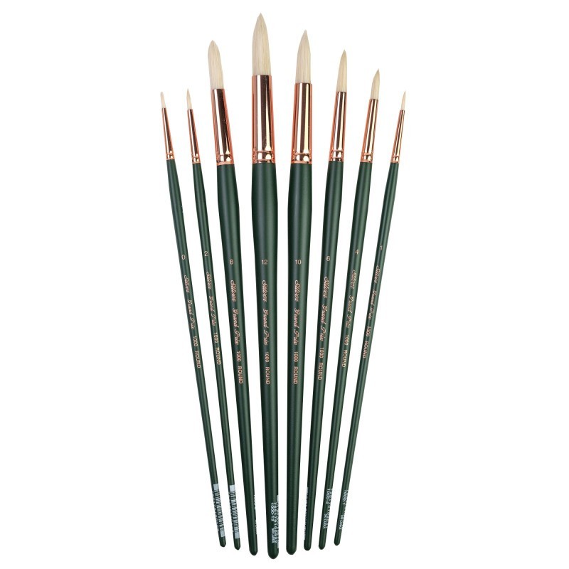 Silver Brush Grand Prix All Rounds, 8 Brushes