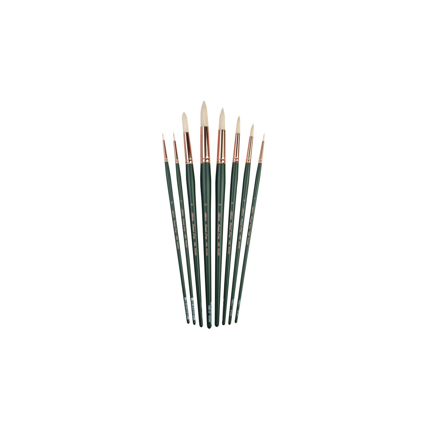 Silver Brush Grand Prix All Rounds, 8 Brushes