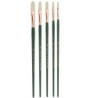 Silver Brush Grand Prix Extra Long Filberts, 5 Brushes